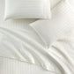 Soprano Stripe Sheet Set Lifestyle, Ivory