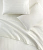 Soprano Stripe Pillowcase and sheets lifestyle, Ivory