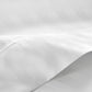 Soprano Stripe Sheet Set hem detail, White