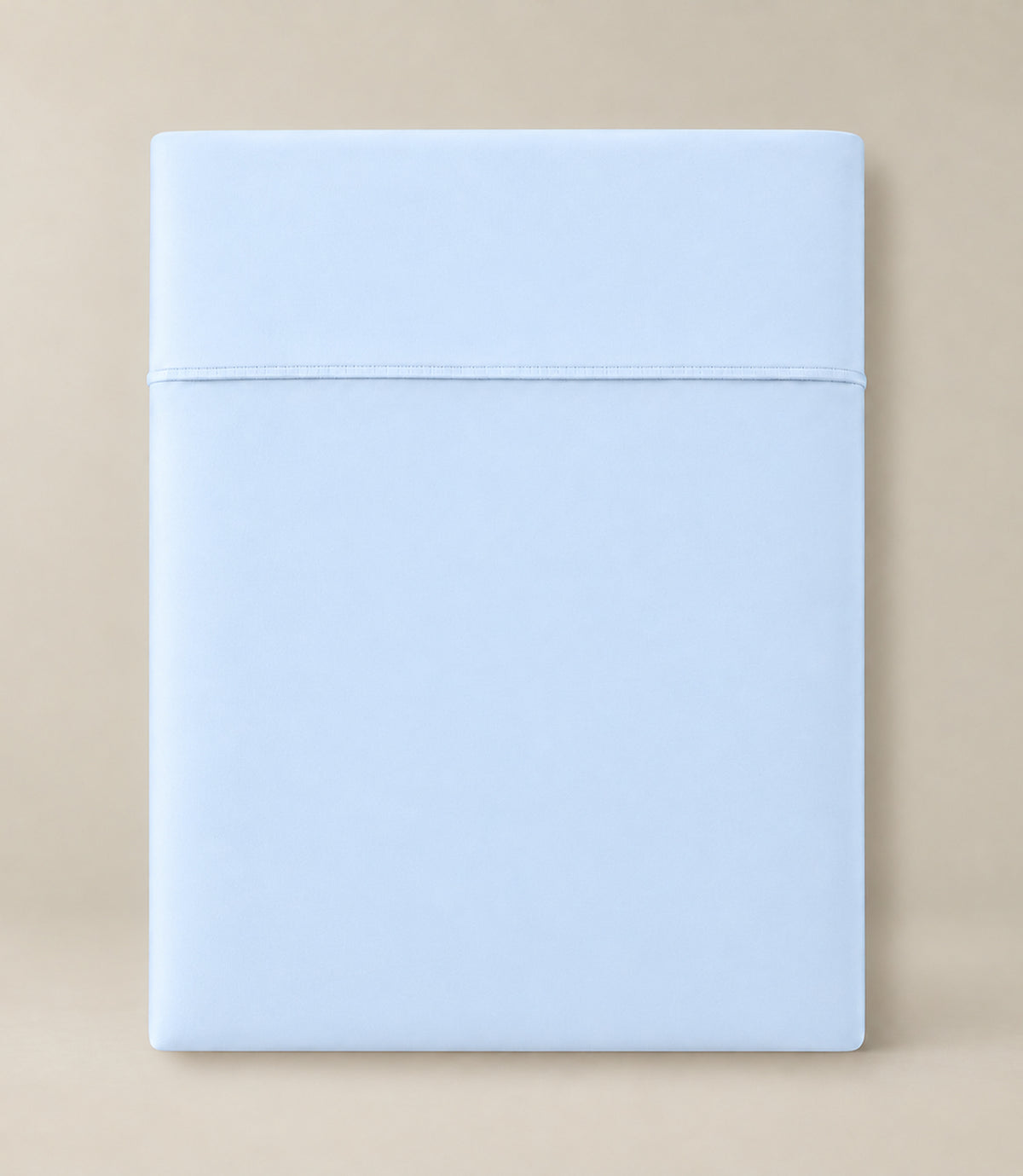 Soprano Sateen Flat Sheet Barely Blue