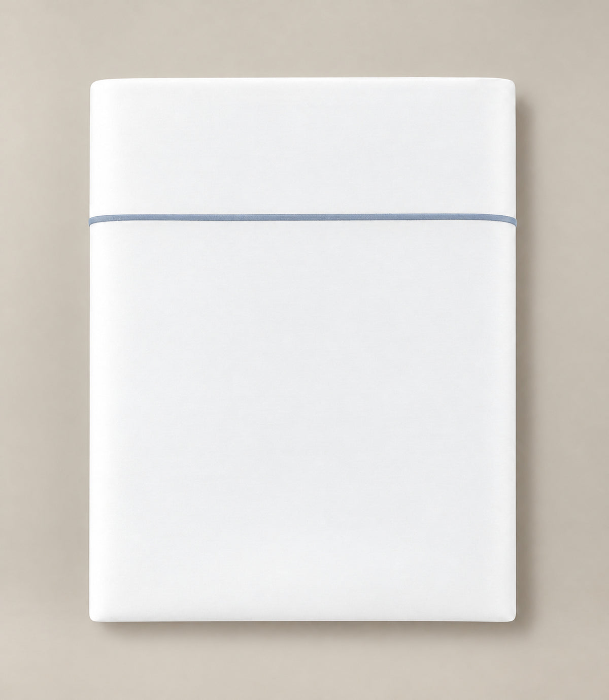 Soprano II Sateen Flat Sheet, Wedgewood