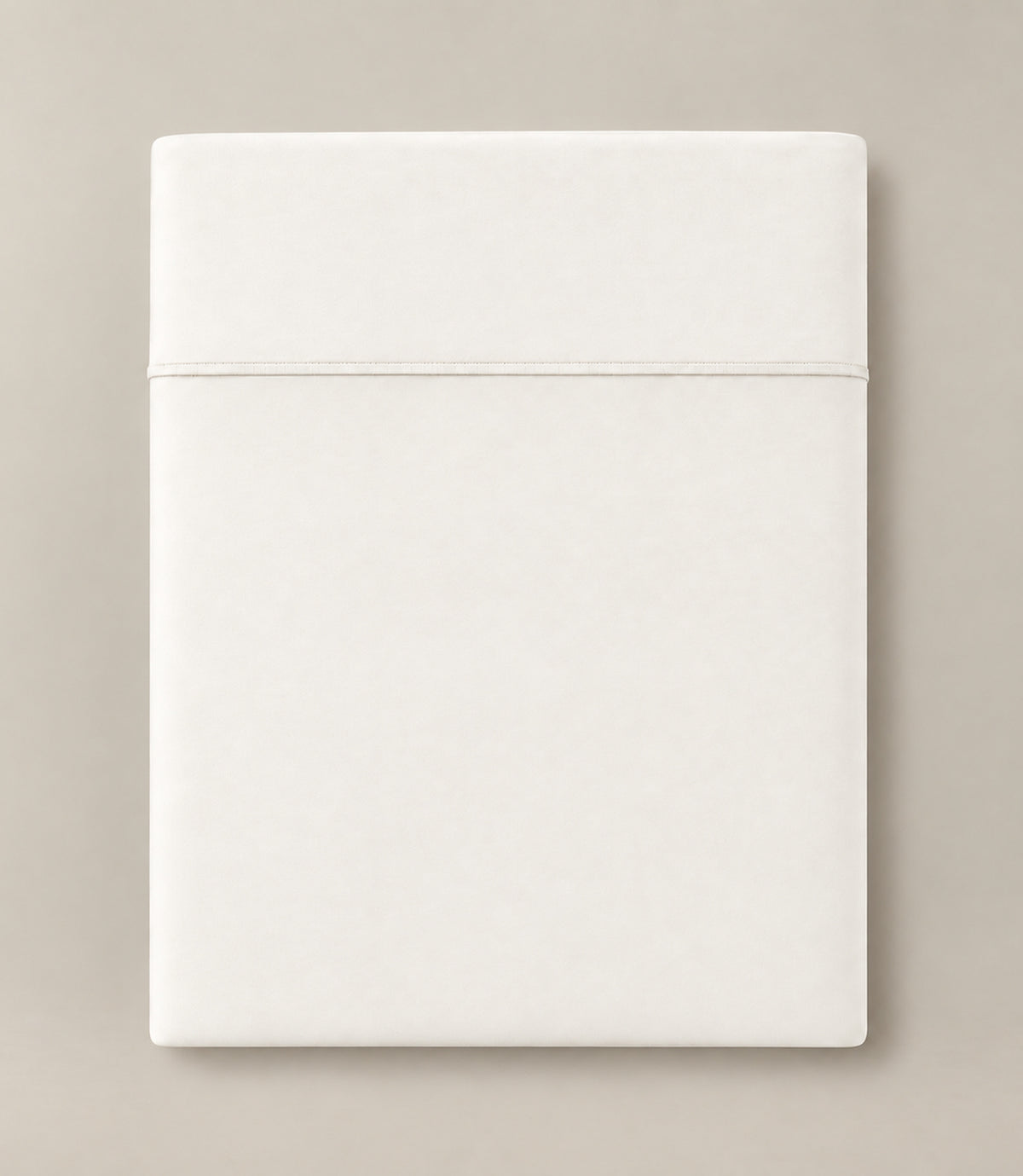 Boutique Ivory Percale Flat Sheet