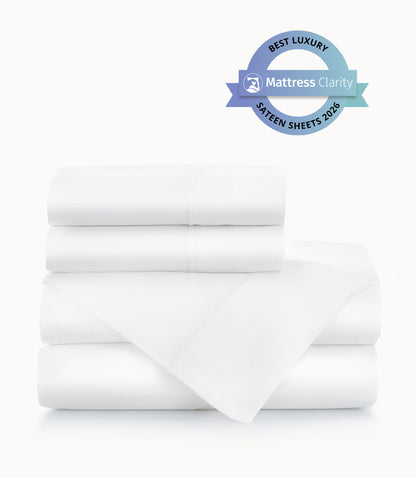 Soprano Sateen Sheet Set, White