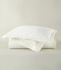 Soprano Stripe Sateen Duvet Cover, Ivory