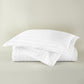 Soprano Stripe Sateen Duvet Cover White