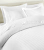 Soprano Stripe Duvet Cover lifestyle, White