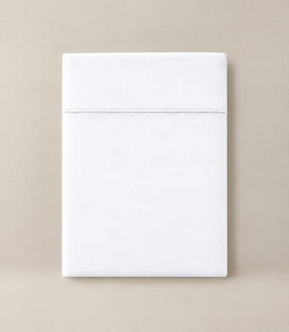 Soprano Sateen Flat Sheet White