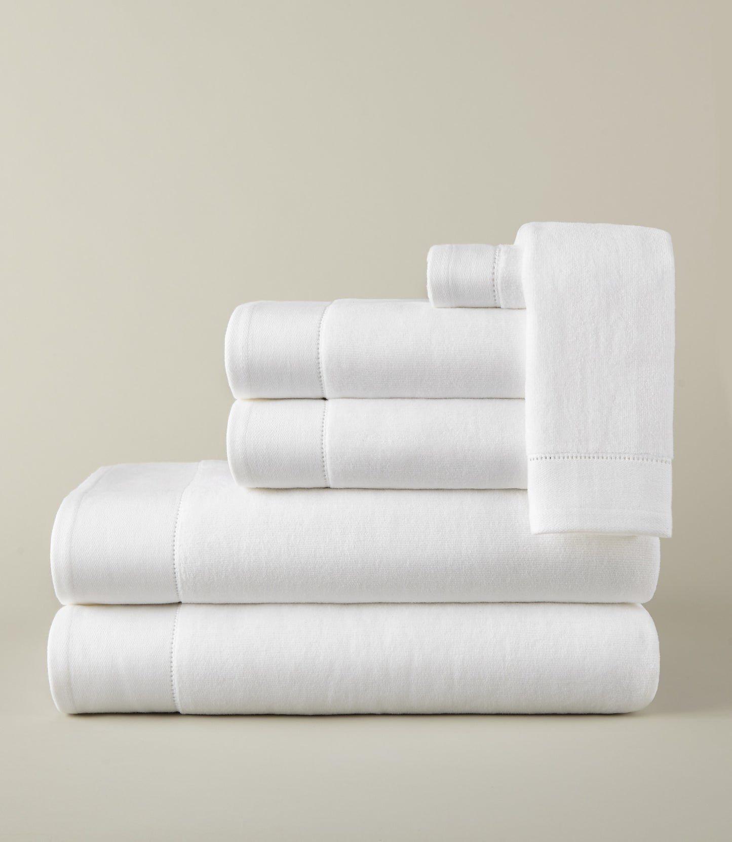 Special Occasions Bath Towel Stack White