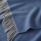 Verona Throw Blanket detail, Blue