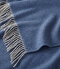 Verona Throw Blanket detail, Blue