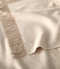 Verona Throw Blanket detail. Oat