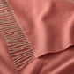 Verona Throw Blanket detail, Rose