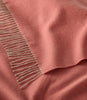 Verona Throw Blanket detail, Rose