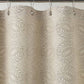 Vienna Matelassé Shower Curtain grommet detail, Linen