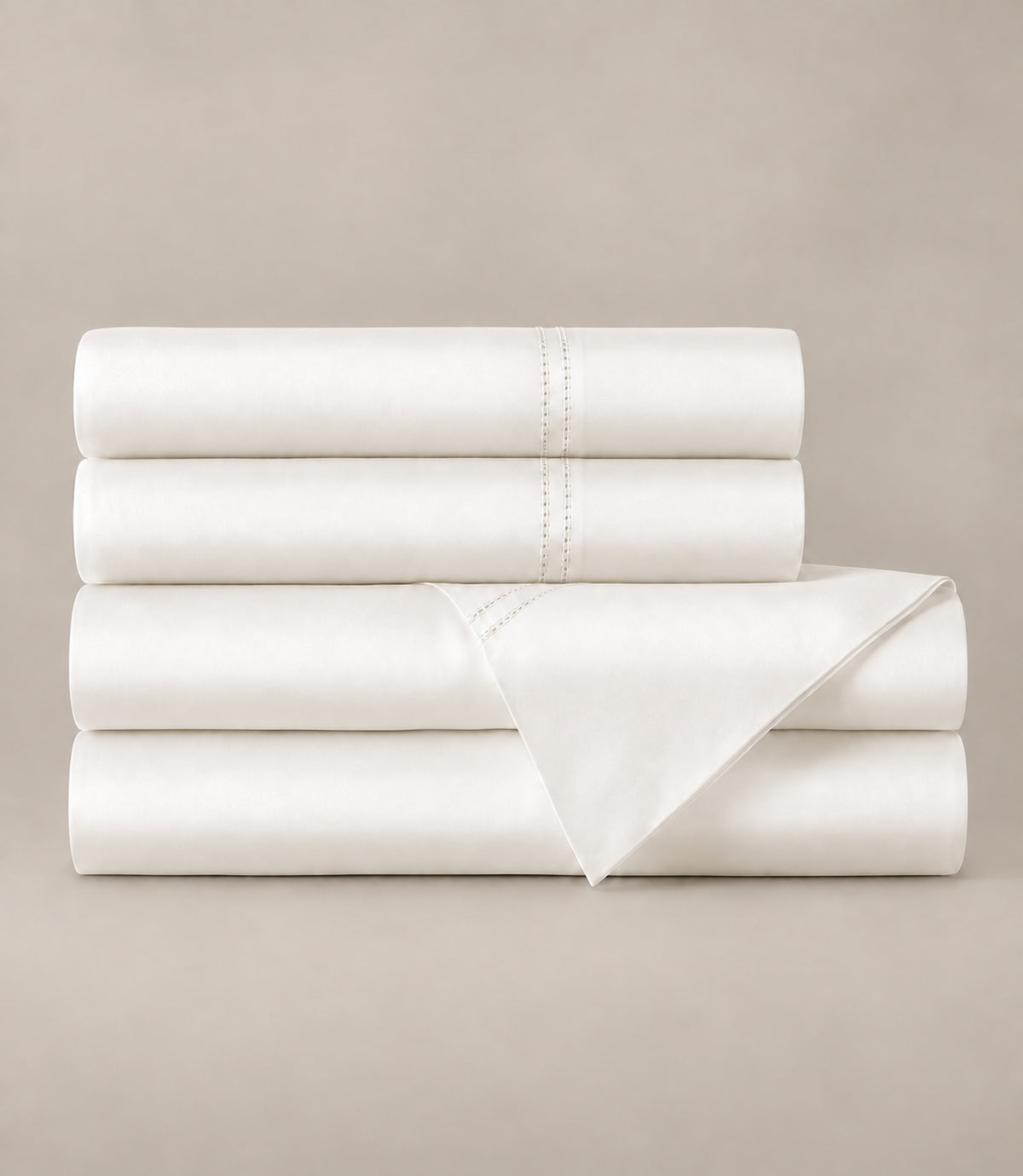 Virtuoso Sateen Sheet Set, Ivory
