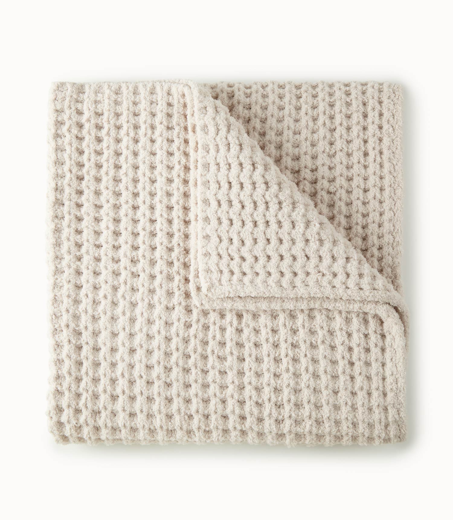 waffle knit throw blanket, Linen