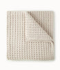 waffle knit throw blanket, Linen