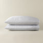 Windsor Stripe Sheet Set pillowcase stack, Stripe Wedgewood