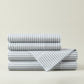 Windsor Stripe Sheet Set stack, Stripe Wedgewood