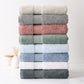 Plush Bath Towel Stack Multiple Colors
