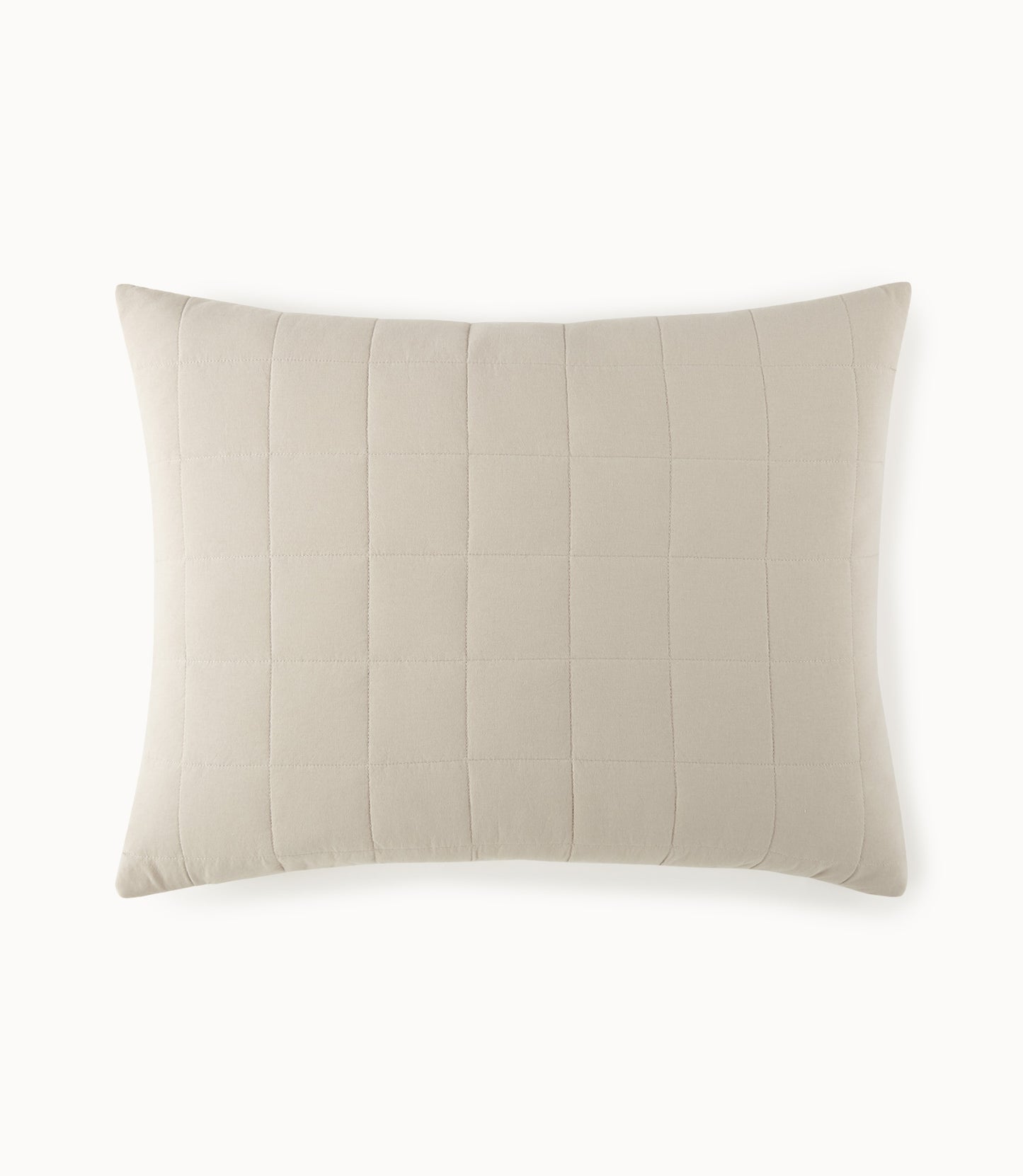 4 Square Quilted Sham Dune