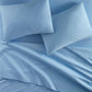 40 Winks Washed Percale Sleeping Shams Set Denim