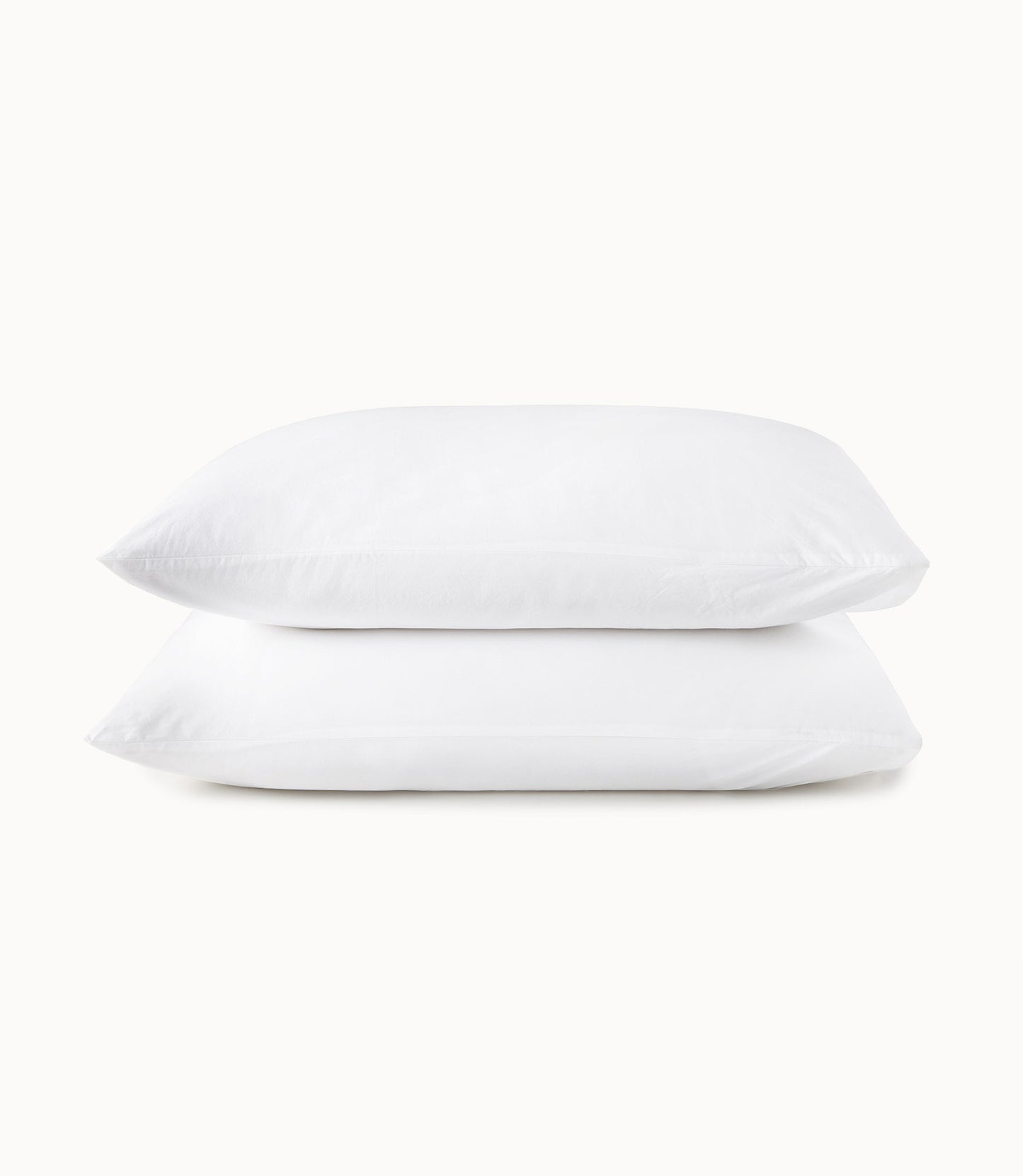 40 Winks Washed Percale Sleeping Shams White