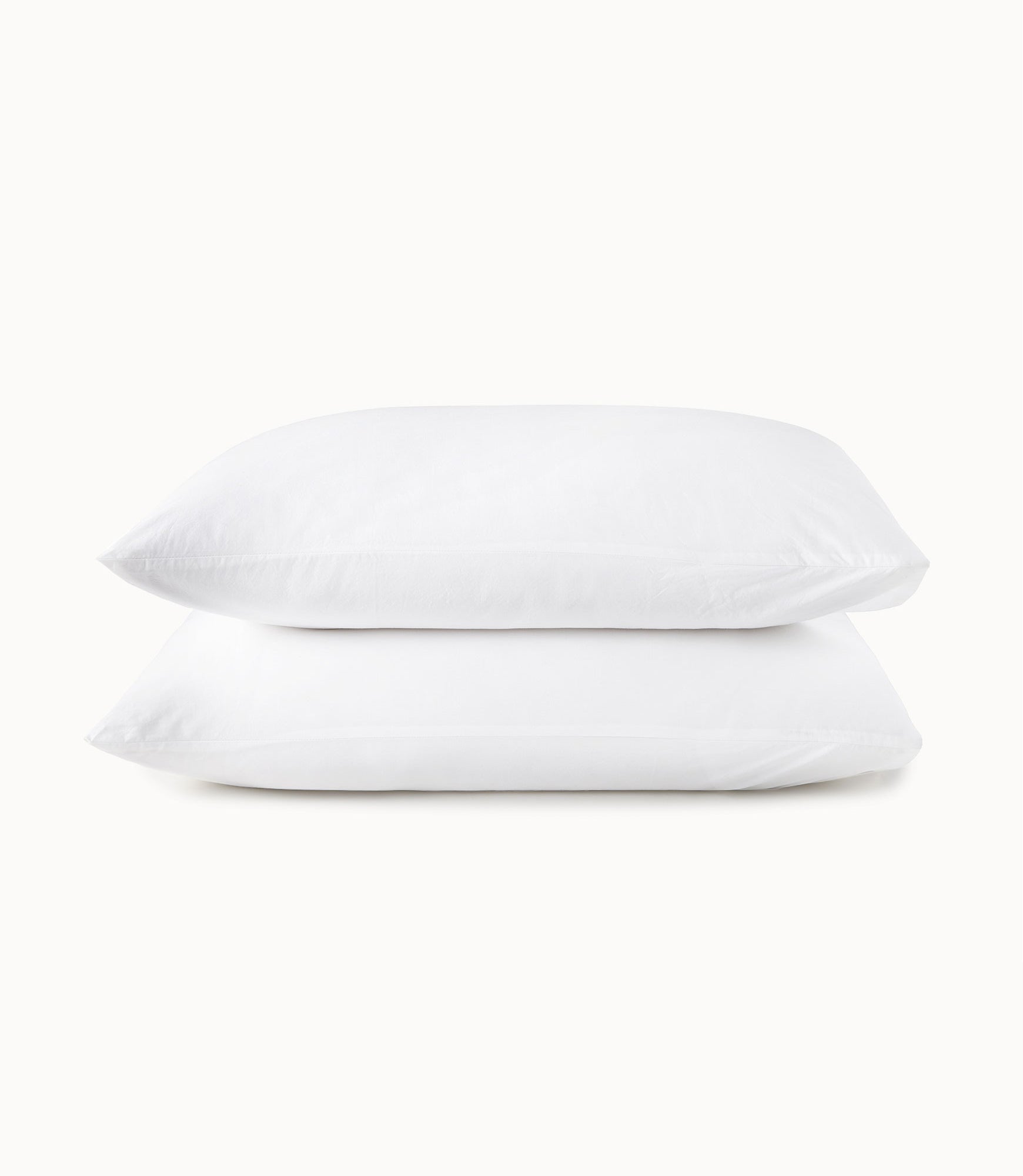 40 Winks Washed Percale Sleeping Shams White