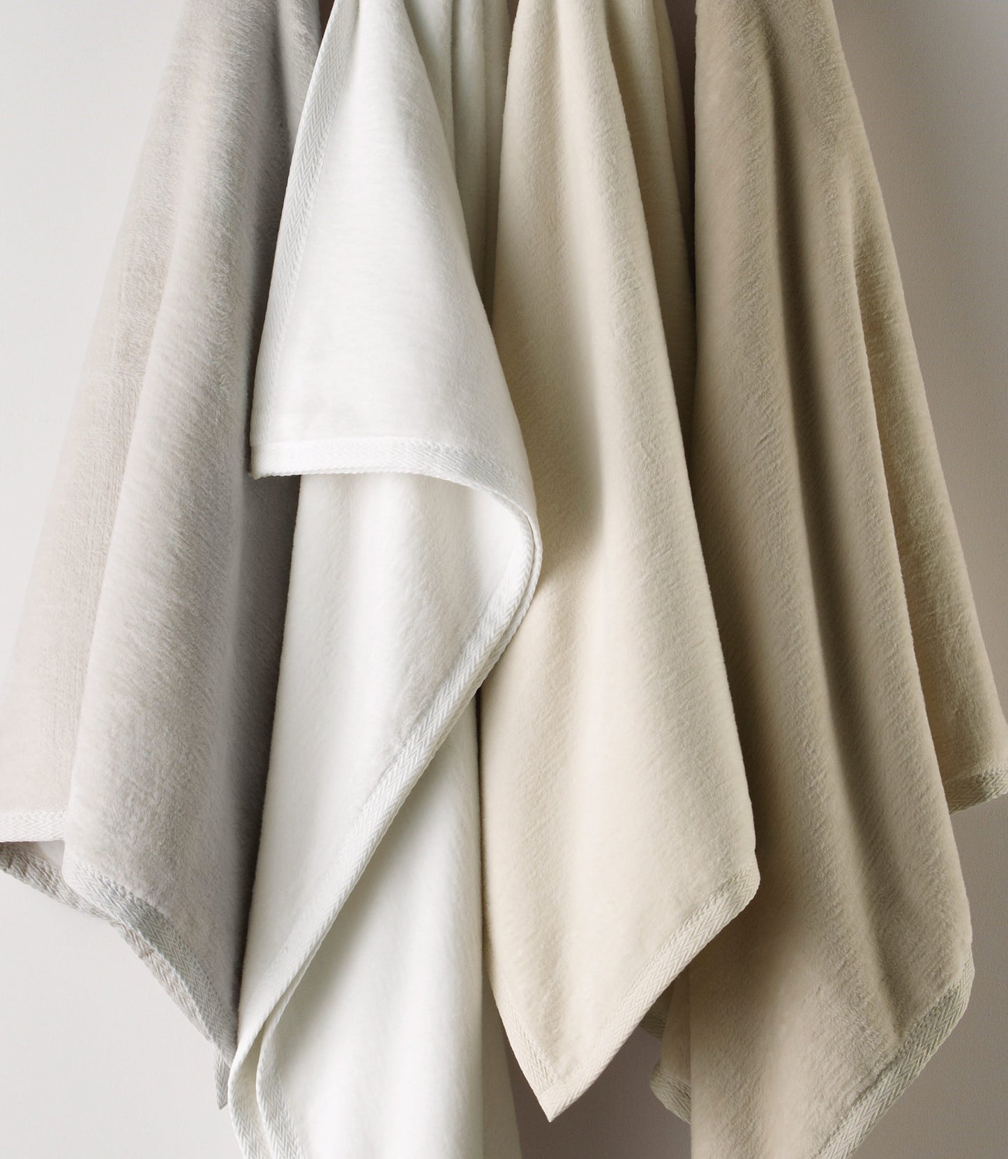 All Seasons Cotton Baby Blanket Hanging Flint Linen Natural Colors