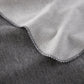 Alta Reversible Cotton Blanket Gray Detail Shot