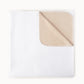 Alta Reversible Cotton Blanket White