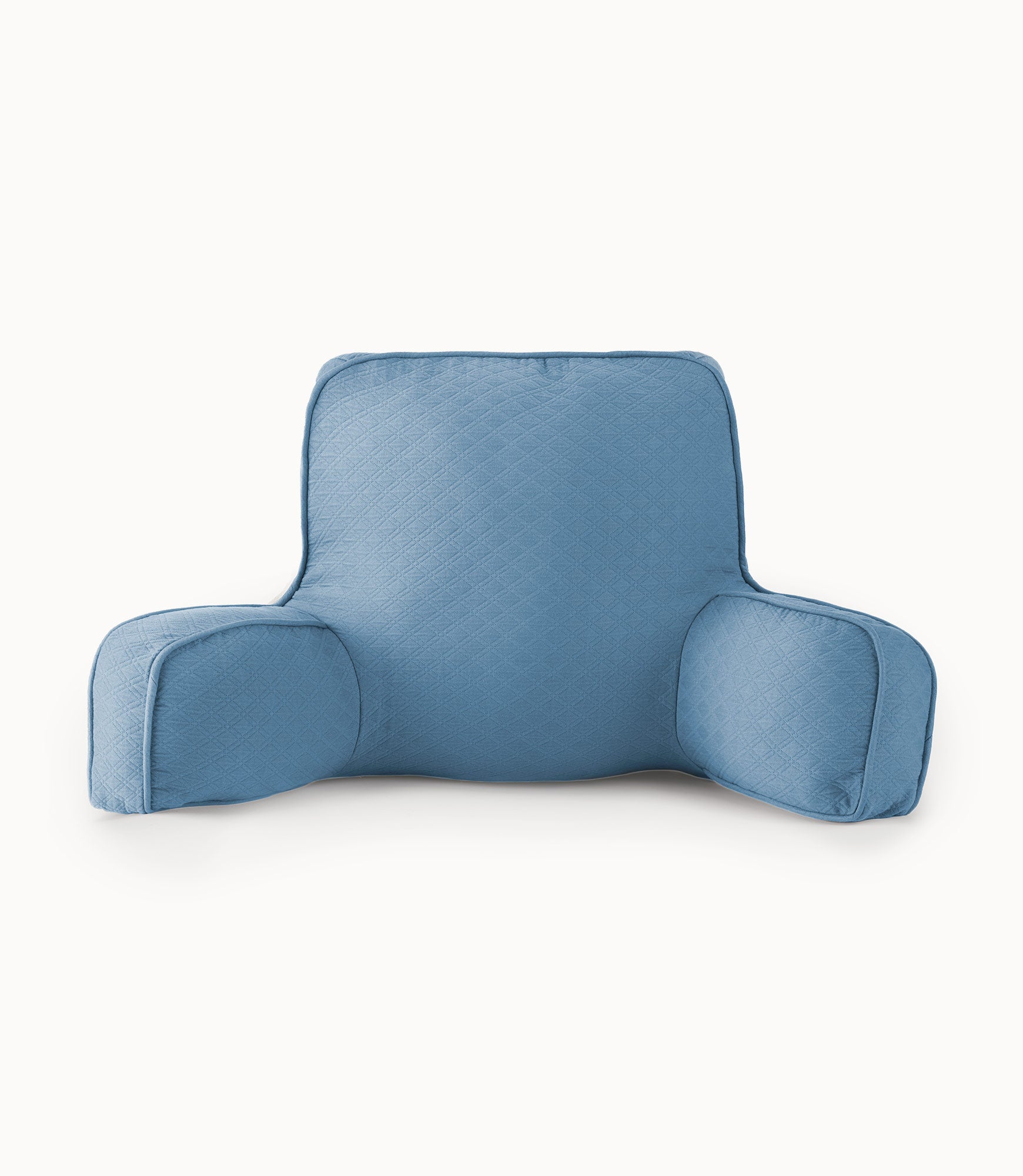 Alyssa Matelassé Backrest  Chambray