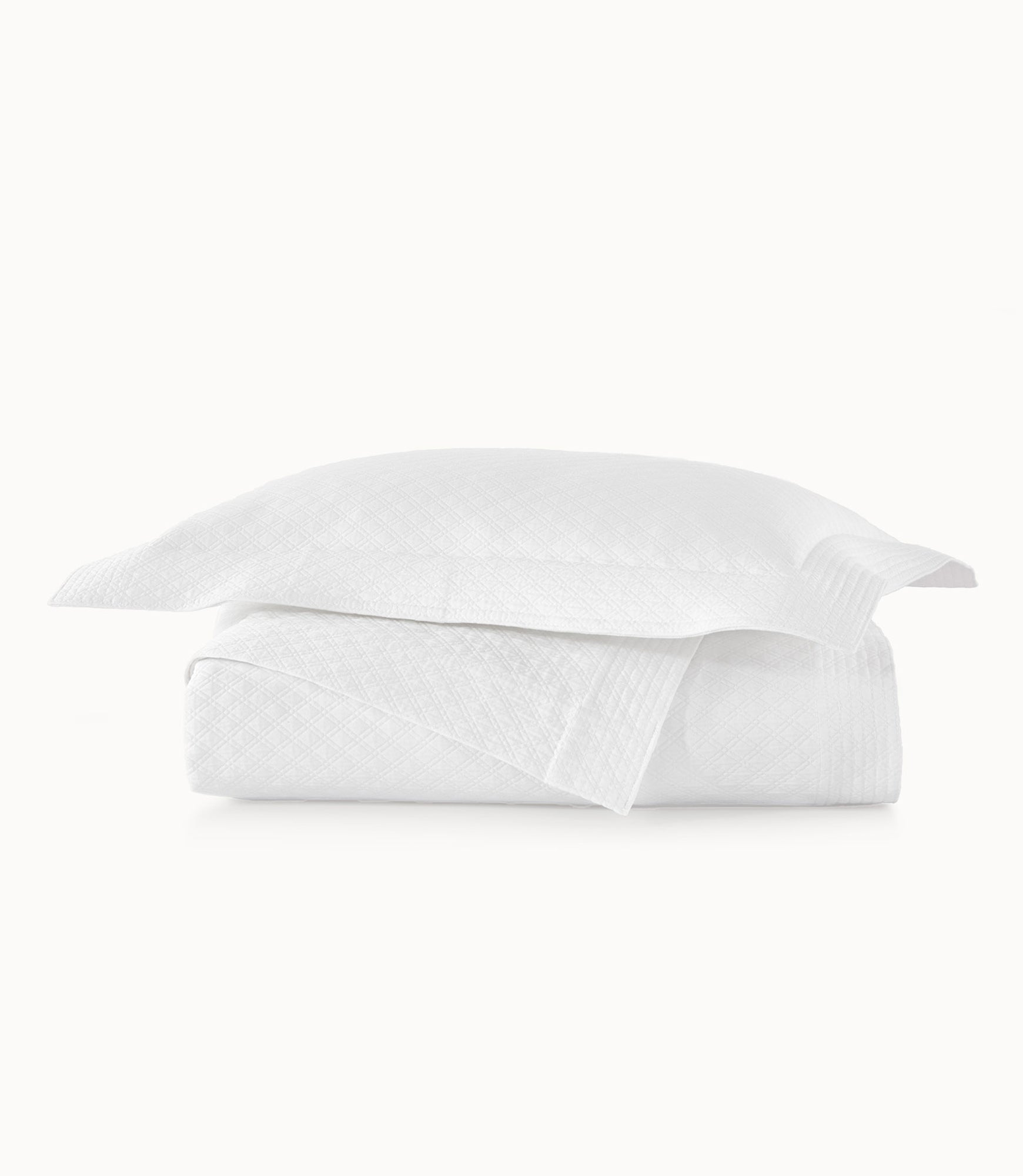 Alyssa Matelassé Coverlet White