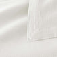 Angie Stonewashed Matelasse Sham Pearl corner detail