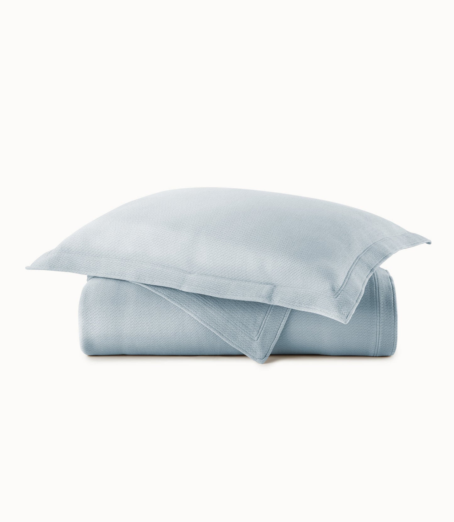 Angie Stonewashed Matelasse Coverlet Smokey Blue