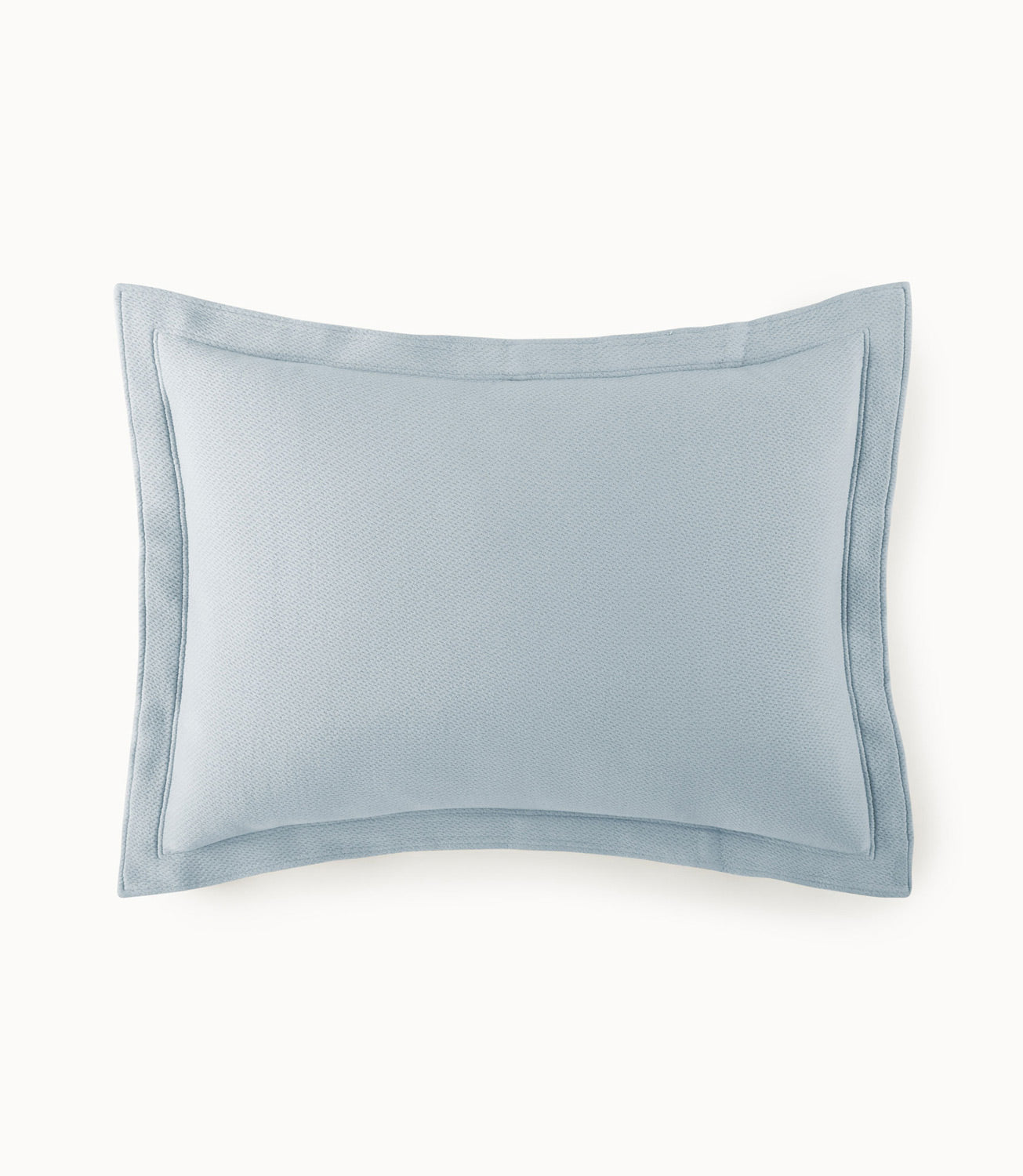 Angie Stonewashed Matelasse Sham Smokey Blue