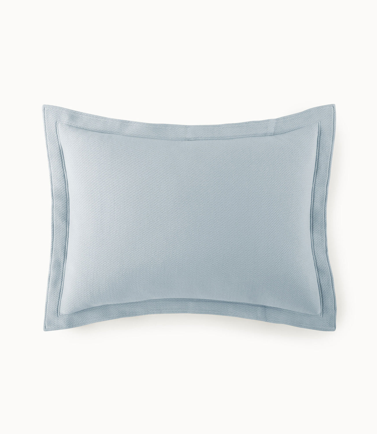 Angie Stonewashed Matelasse Sham Smokey Blue