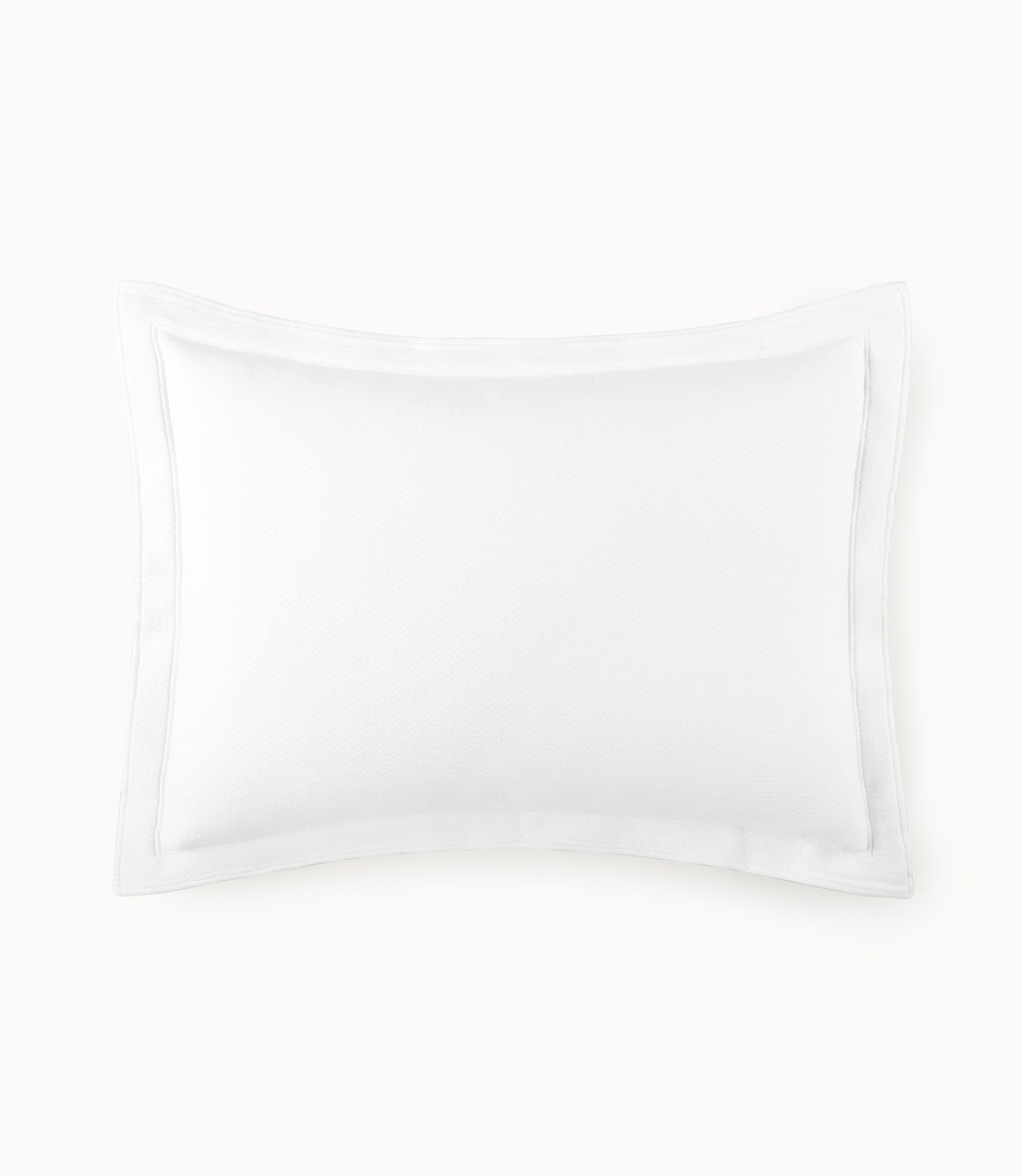 Angie Stonewashed Matelasse Sham White 6