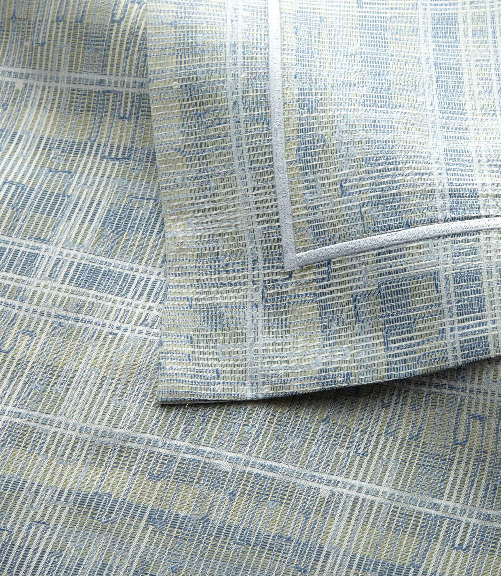 Biagio Jacquard Sham Aloe Detail