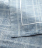Biagio Duvet Cover Detail, Azure