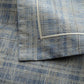 Biagio Jacquard Sham Detail Blue