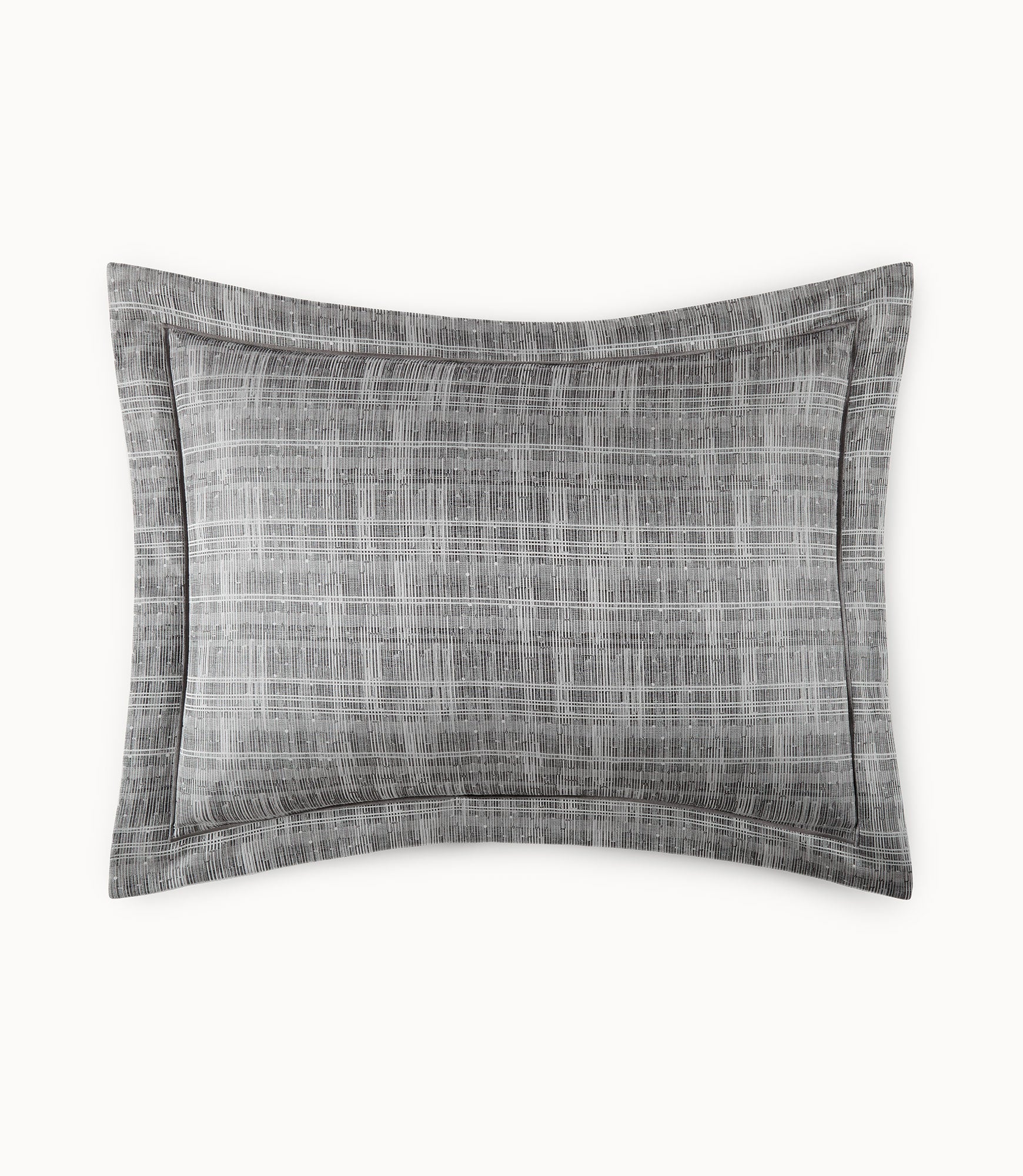 Biagio Jacquard Sham Charcoal