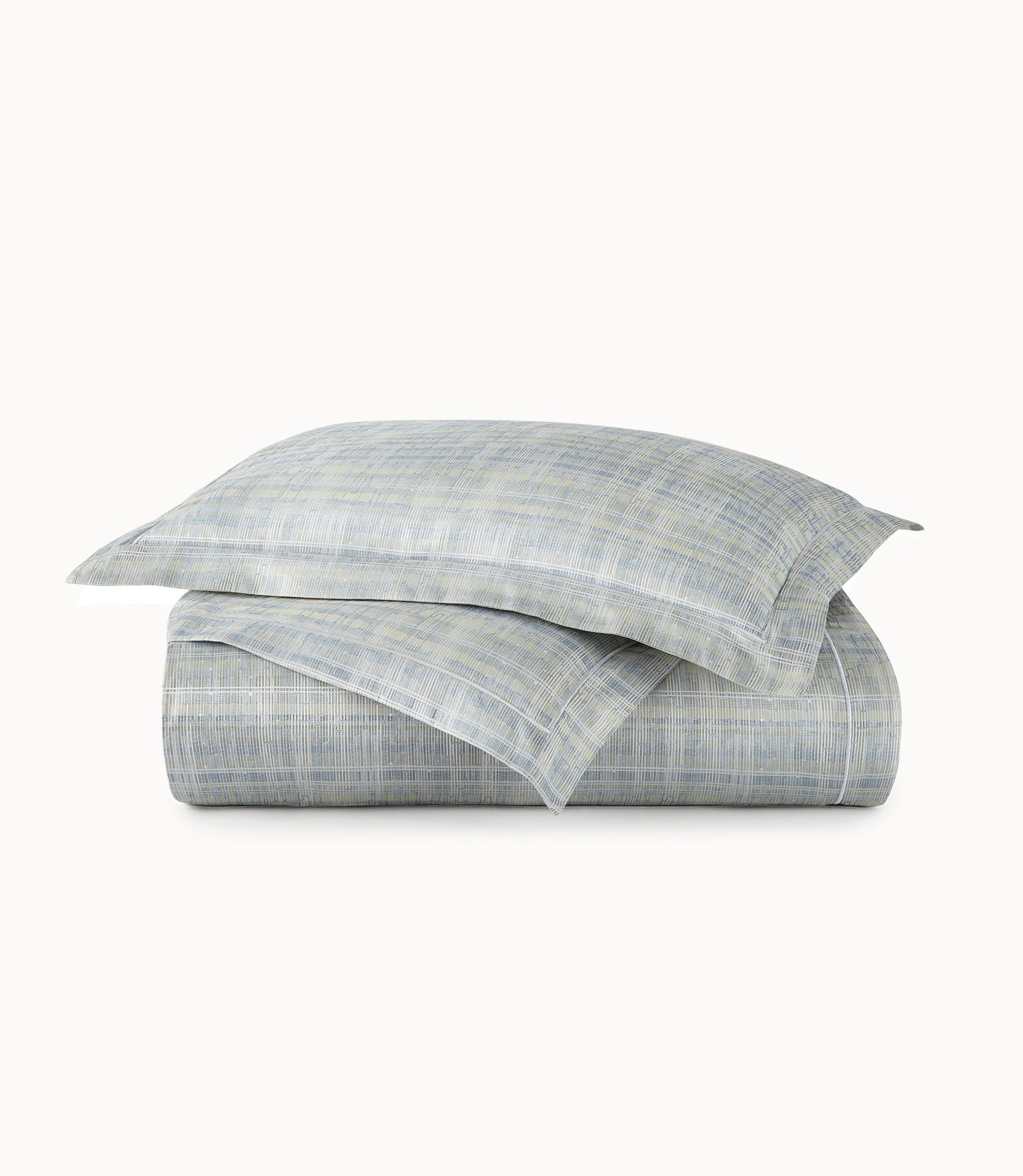 Biagio Jacquard Duvet Cover Aloe