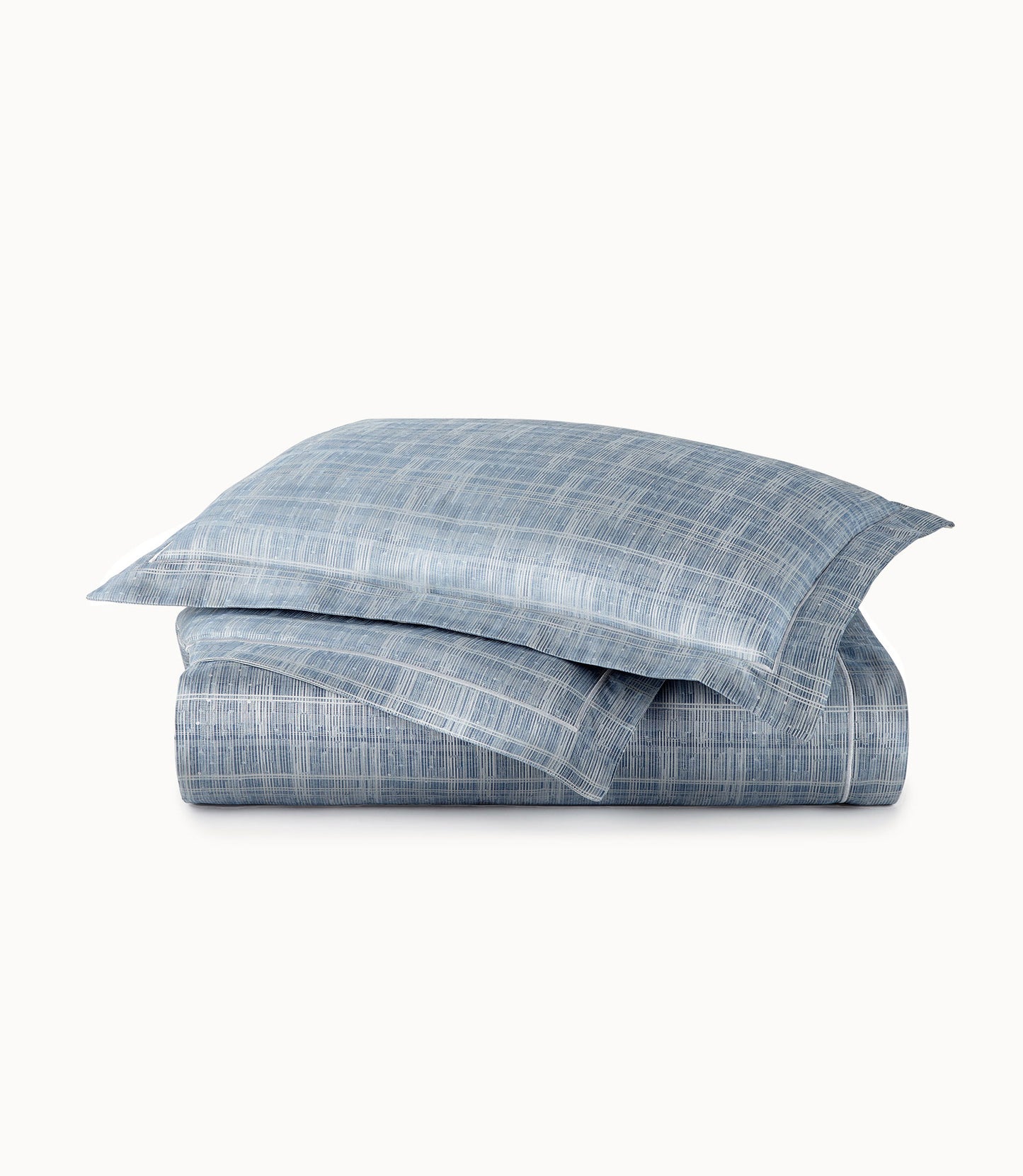 Biagio Jacquard Duvet Cover Azure