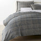 Biagio Blue Duvet Cover on a Bed