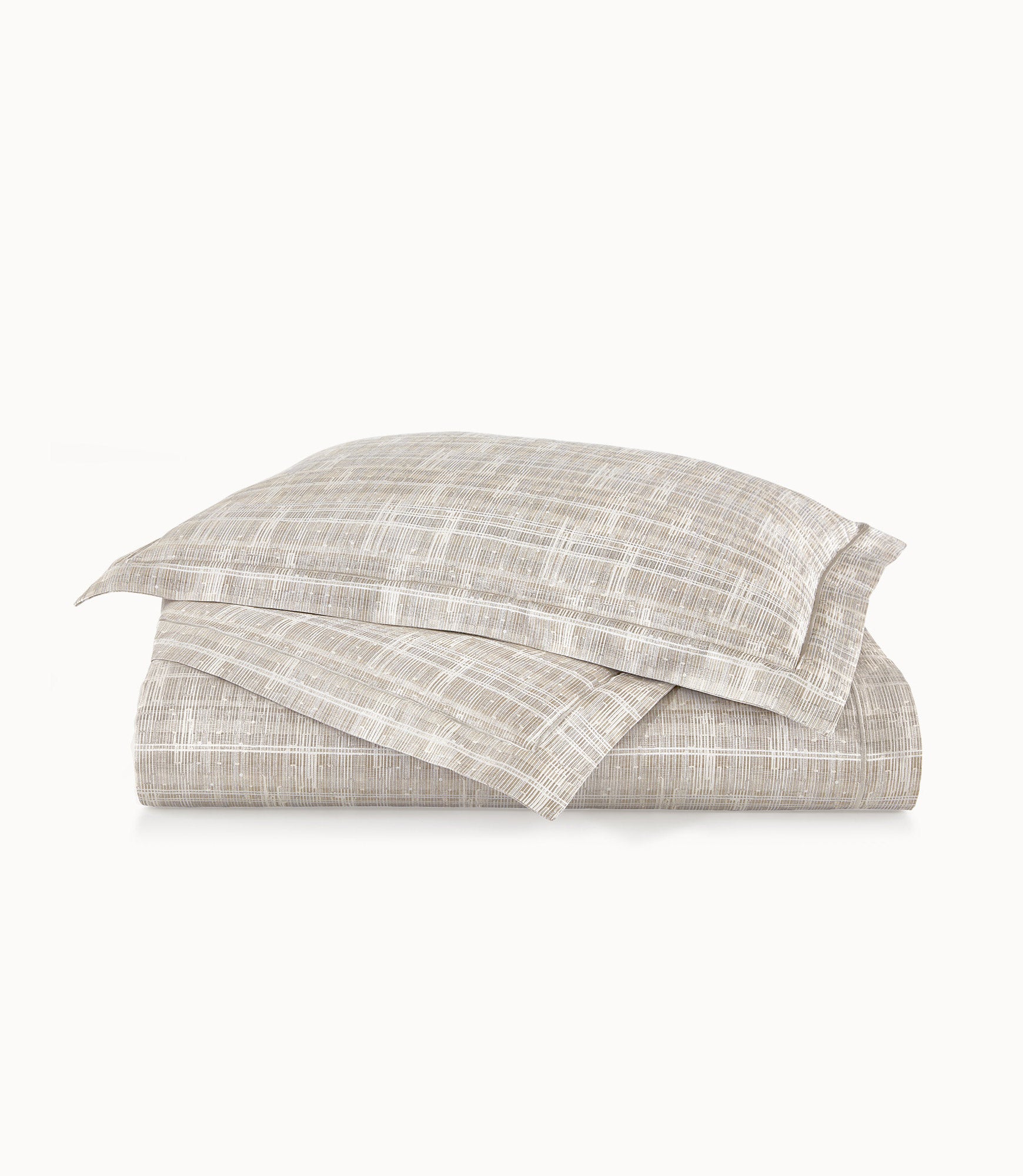 Biagio Jacquard Duvet Cover Linen