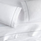 Soprano Embroidered Sateen Sheet Set Graphite