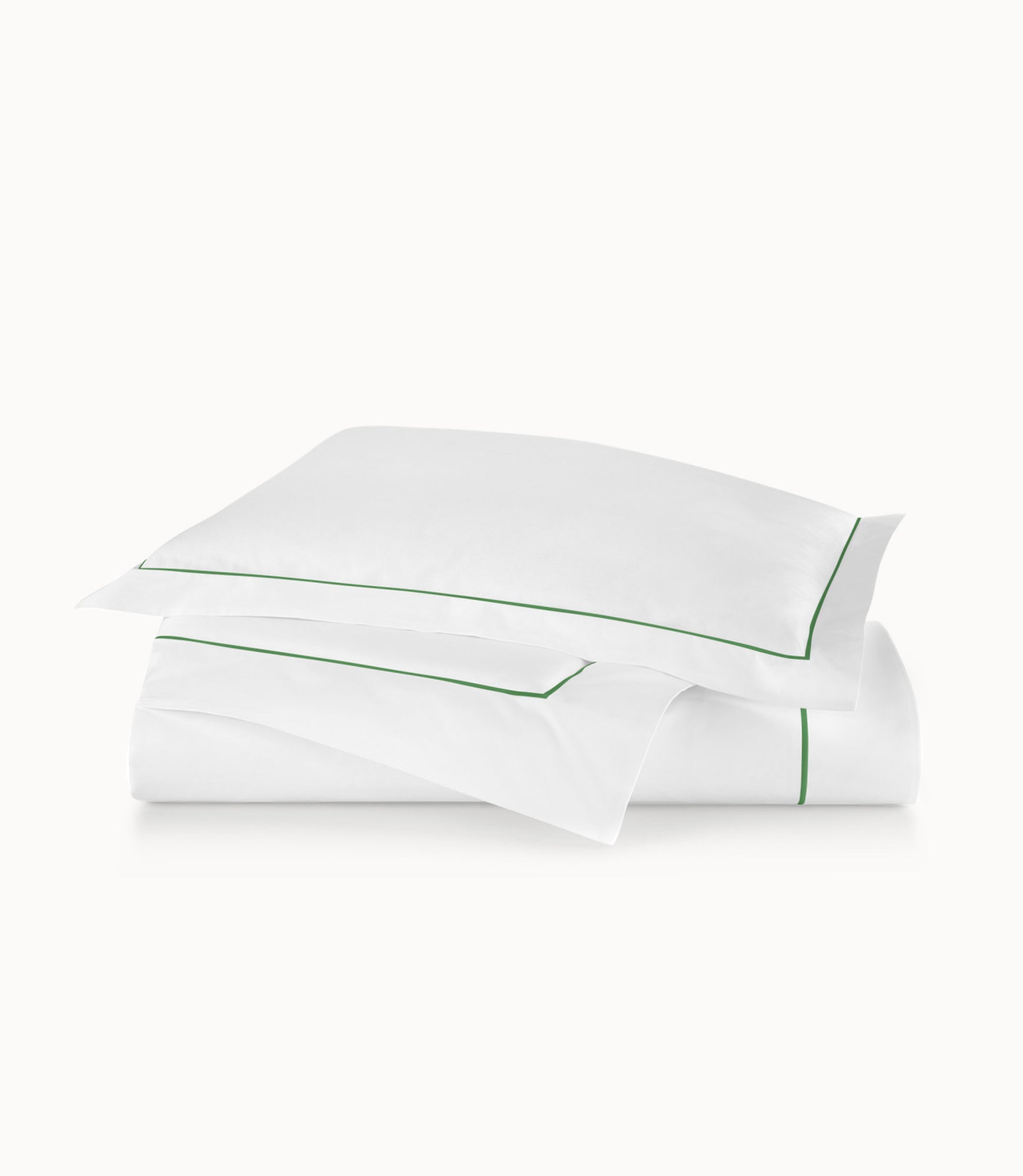 Boutique Percale Duvet Cover Green