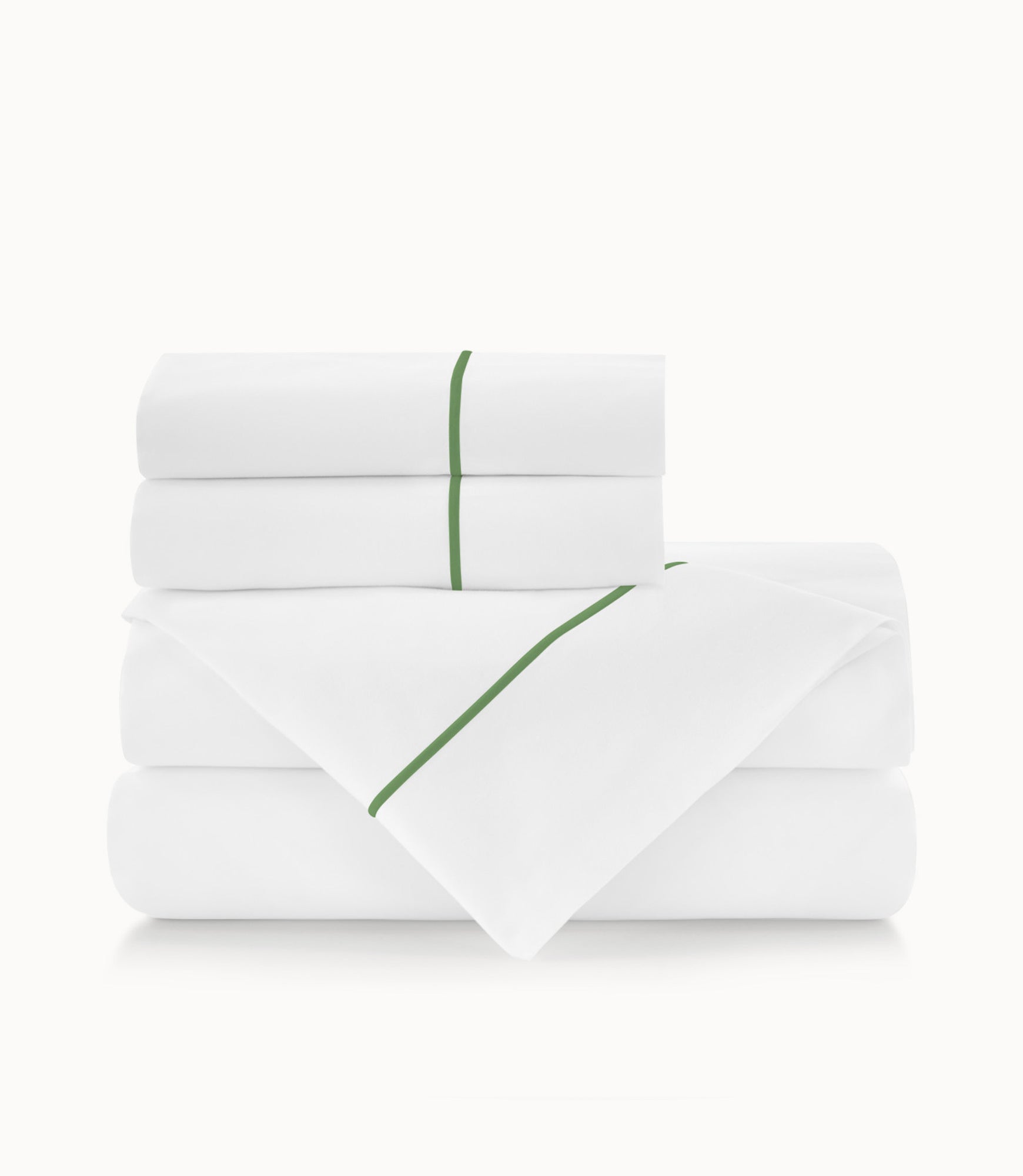 Soprano II Embroidered Sheet Set Green