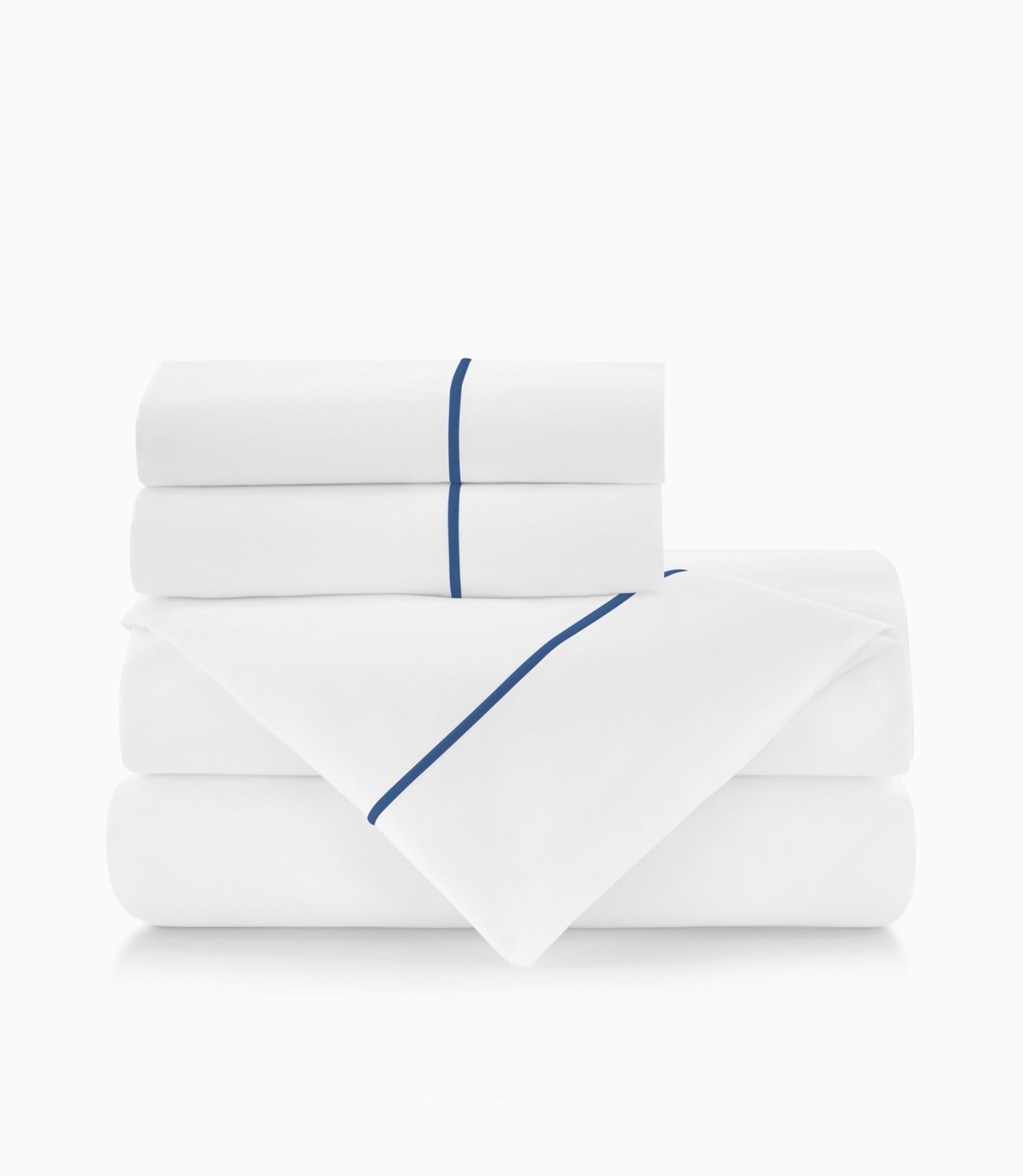 Soprano II Embroidered Sheet Set Indigo